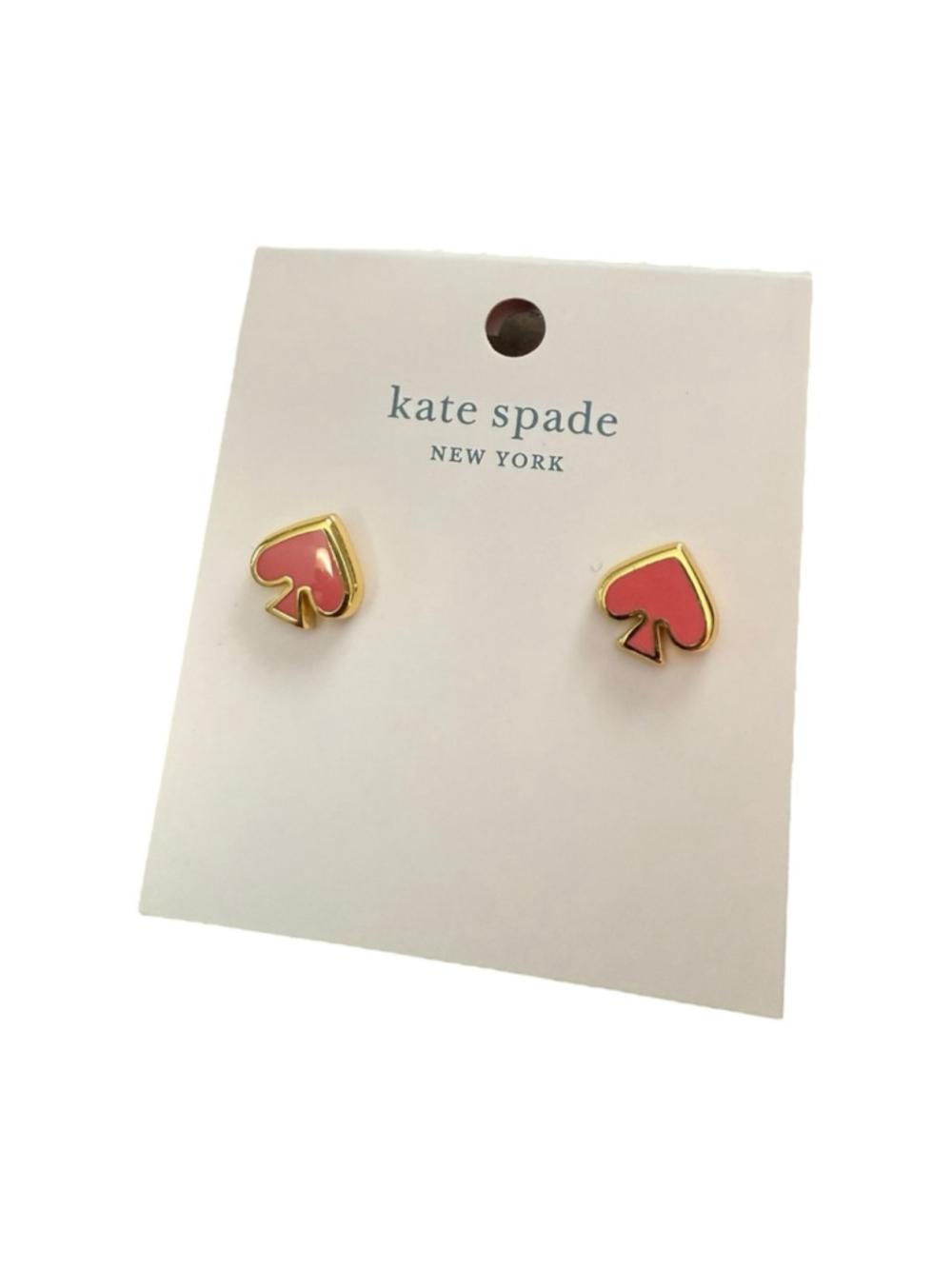Kate Spade New York Everyday Spade Stud Earrings – KS Pink – NWT